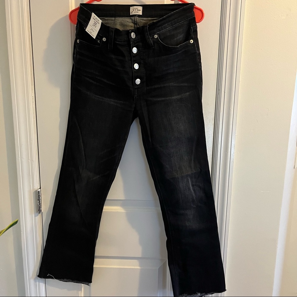 jcrew cropped bootleg jean nwt